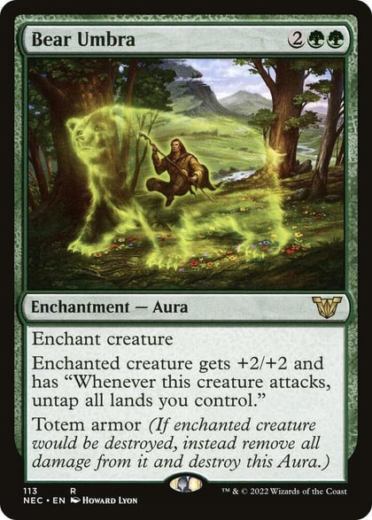 Bear Umbra, Commander: Kamigawa: Neon Dynasty 113