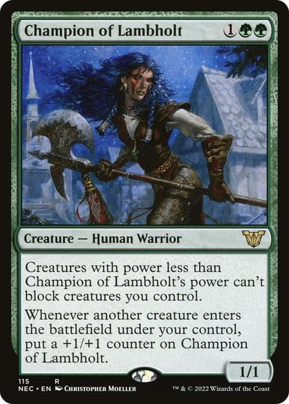 Champion of Lambholt, Commander: Kamigawa: Neon Dynasty 115