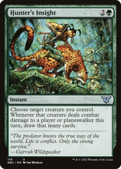 Hunter's Insight, Commander: Kamigawa: Neon Dynasty 119