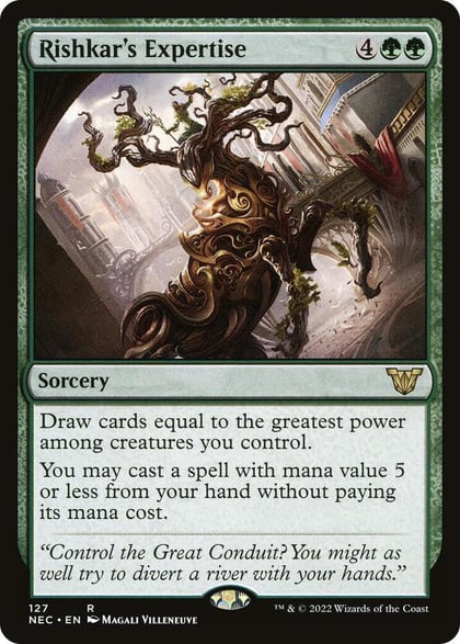 Rishkar's Expertise, Commander: Kamigawa: Neon Dynasty 127