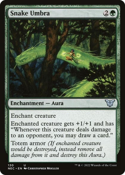 Snake Umbra, Commander: Kamigawa: Neon Dynasty 130