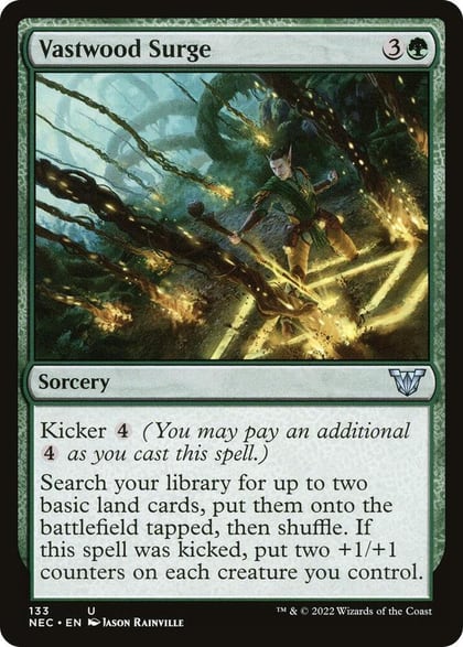 Vastwood Surge, Commander: Kamigawa: Neon Dynasty 133