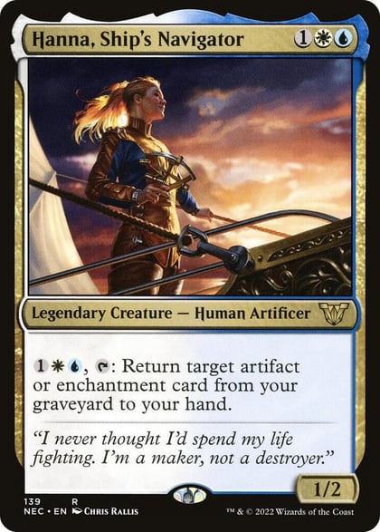 Hanna, Ship's Navigator, Commander: Kamigawa: Neon Dynasty 139