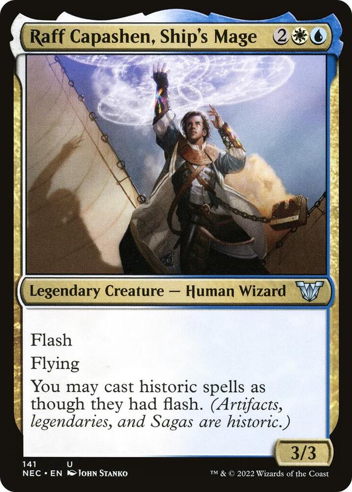 Raff Capashen, Ship's Mage, Commander: Kamigawa: Neon Dynasty 141