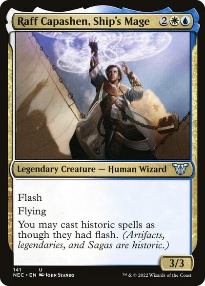 Raff Capashen, Ship's Mage, Commander: Kamigawa: Neon Dynasty 141