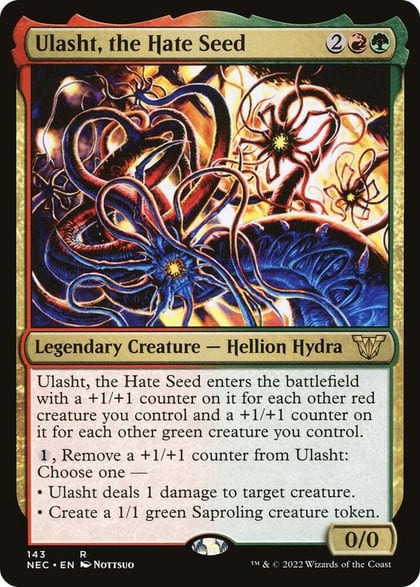 Ulasht, the Hate Seed, Commander: Kamigawa: Neon Dynasty 143