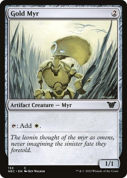 Gold Myr, Commander: Kamigawa: Neon Dynasty 153