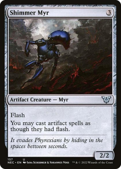 Shimmer Myr, Commander: Kamigawa: Neon Dynasty 157