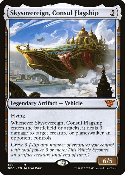 Skysovereign, Consul Flagship, Commander: Kamigawa: Neon Dynasty 159
