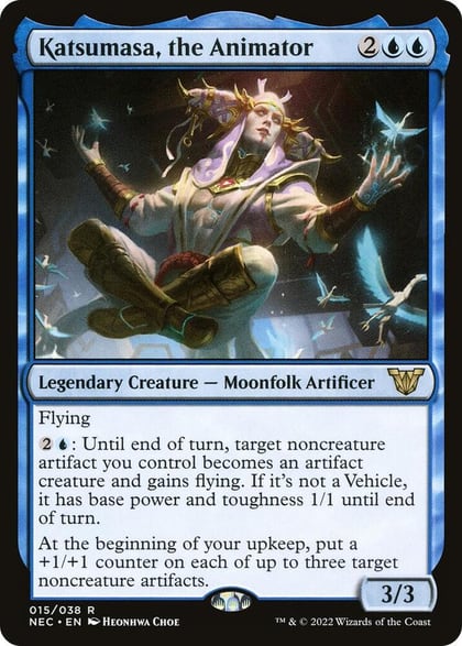 Katsumasa, the Animator, Commander: Kamigawa: Neon Dynasty 15