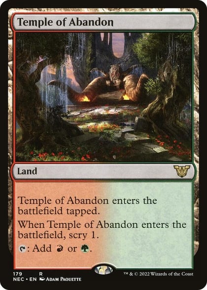 Temple of Abandon, Commander: Kamigawa: Neon Dynasty 179