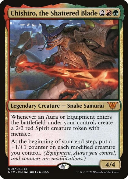 Chishiro, the Shattered Blade, Commander: Kamigawa: Neon Dynasty 1