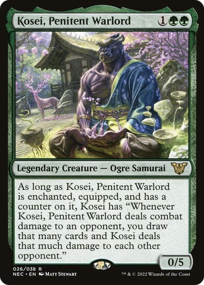 Kosei, Penitent Warlord, Commander: Kamigawa: Neon Dynasty 26