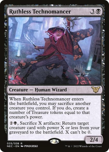 Ruthless Technomancer, Commander: Kamigawa: Neon Dynasty 35