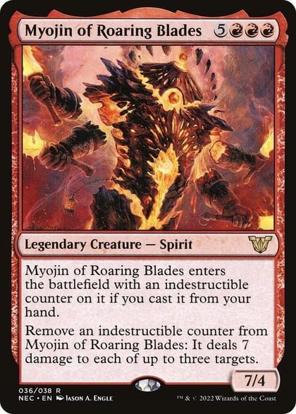Myojin of Roaring Blades, Commander: Kamigawa: Neon Dynasty 36