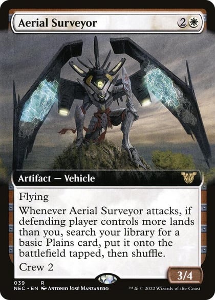 Aerial Surveyor (Extended Art), Commander: Kamigawa: Neon Dynasty 39