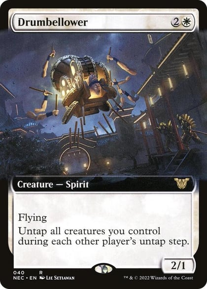 Drumbellower (Extended Art), Commander: Kamigawa: Neon Dynasty 40