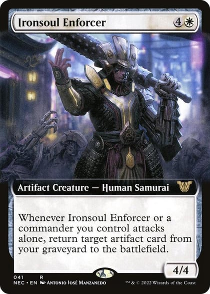 Ironsoul Enforcer (Extended Art), Commander: Kamigawa: Neon Dynasty 41