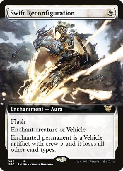 Swift Reconfiguration (Extended Art), Commander: Kamigawa: Neon Dynasty 45