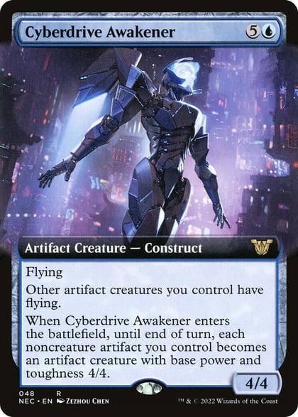 Cyberdrive Awakener (Extended Art), Commander: Kamigawa: Neon Dynasty 48