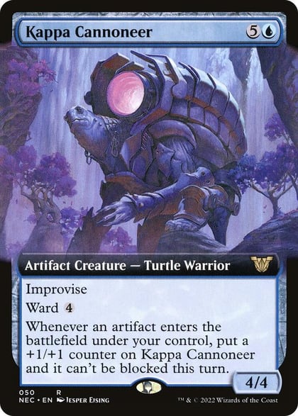 Kappa Cannoneer (Extended Art), Commander: Kamigawa: Neon Dynasty 50