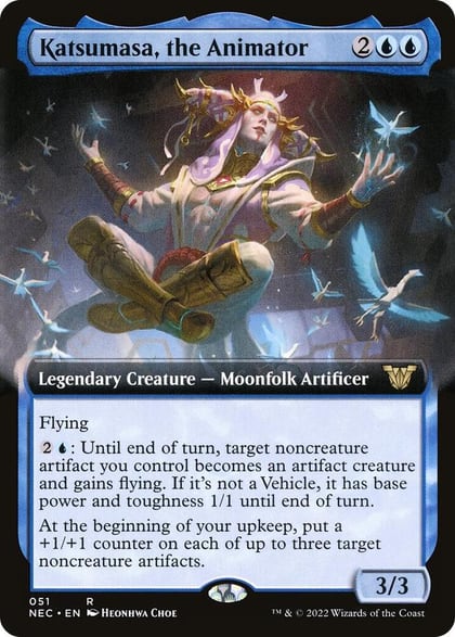 Katsumasa, the Animator (Extended Art), Commander: Kamigawa: Neon Dynasty 51