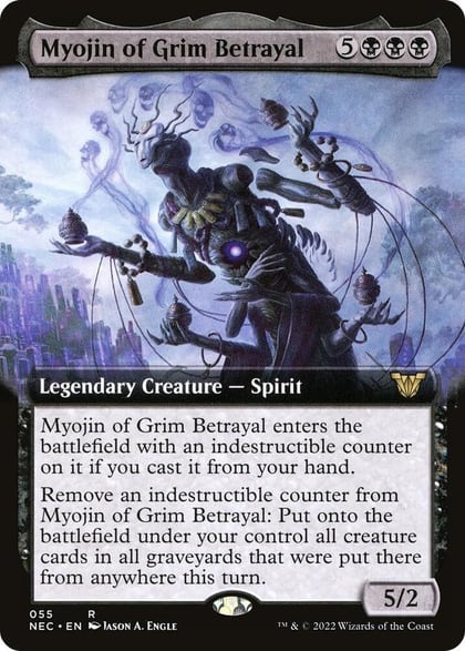 Myojin of Grim Betrayal (Extended Art), Commander: Kamigawa: Neon Dynasty 55