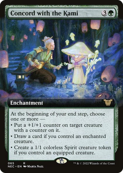 Concord with the Kami (Extended Art), Commander: Kamigawa: Neon Dynasty 65