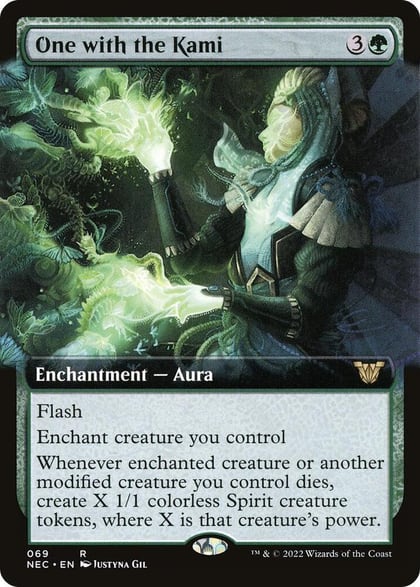One with the Kami (Extended Art), Commander: Kamigawa: Neon Dynasty 69