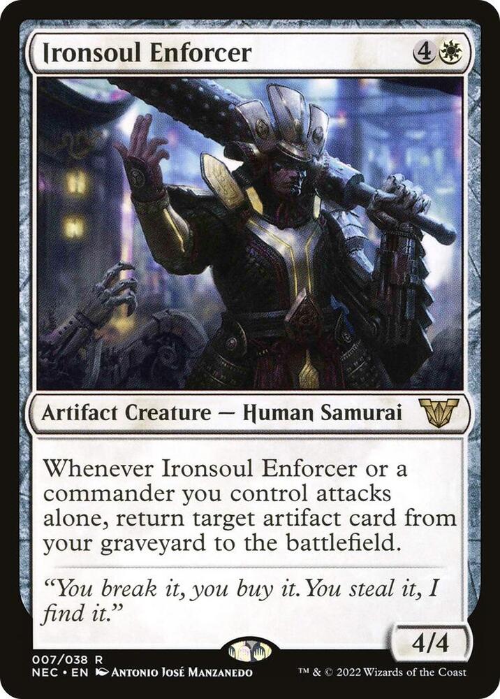 Ironsoul Enforcer, Commander: Kamigawa: Neon Dynasty 7
