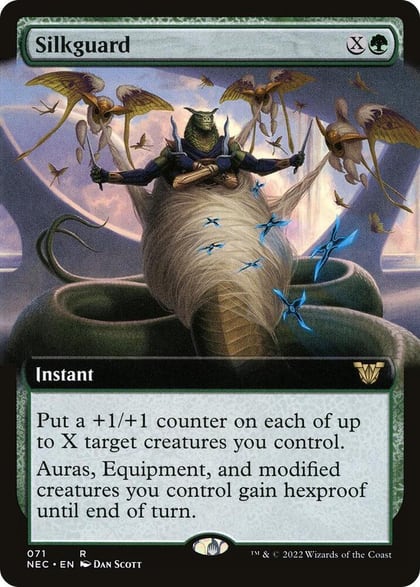 Silkguard (Extended Art), Commander: Kamigawa: Neon Dynasty 71
