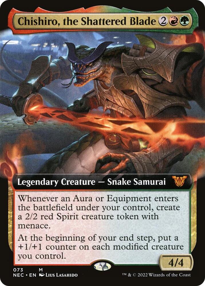 Chishiro, the Shattered Blade (Extended Art), Commander: Kamigawa: Neon Dynasty 73