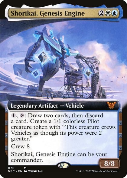 Shorikai, Genesis Engine (Extended Art), Commander: Kamigawa: Neon Dynasty 76