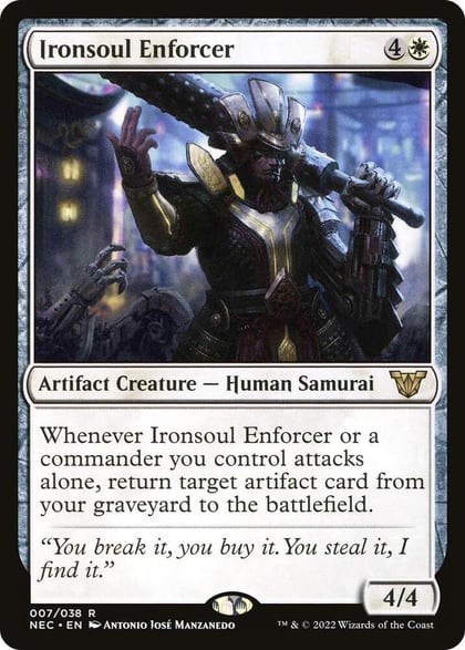Ironsoul Enforcer, Commander: Kamigawa: Neon Dynasty 7