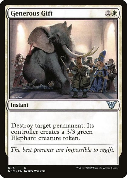 Generous Gift, Commander: Kamigawa: Neon Dynasty 84