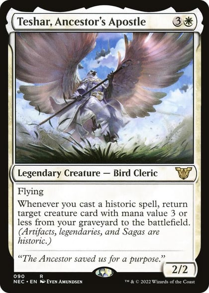 Teshar, Ancestor's Apostle, Commander: Kamigawa: Neon Dynasty 90