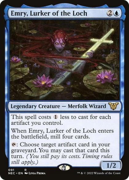 Emry, Lurker of the Loch, Commander: Kamigawa: Neon Dynasty 91