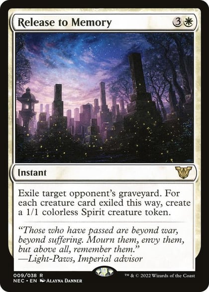 Release to Memory, Commander: Kamigawa: Neon Dynasty 9
