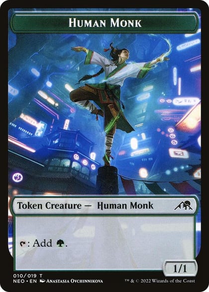 Human Monk Token, Kamigawa: Neon Dynasty 10