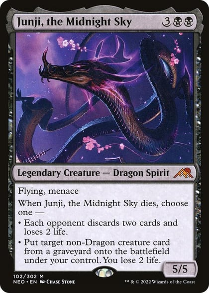 Junji, the Midnight Sky, Kamigawa: Neon Dynasty 102