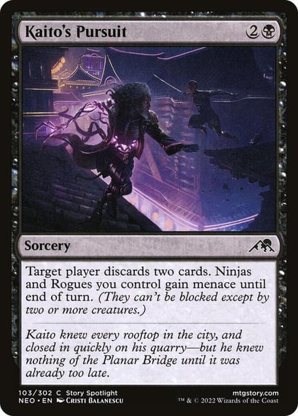 Kaito's Pursuit, Kamigawa: Neon Dynasty 103