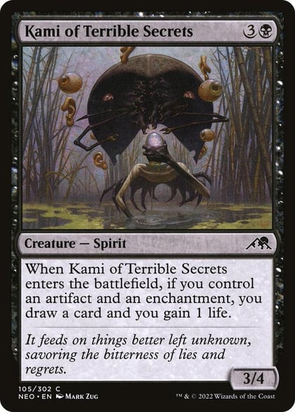 Kami of Terrible Secrets, Kamigawa: Neon Dynasty 105