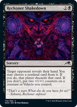 Reckoner Shakedown, Kamigawa: Neon Dynasty 119