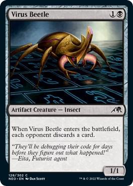 Virus Beetle, Kamigawa: Neon Dynasty 128