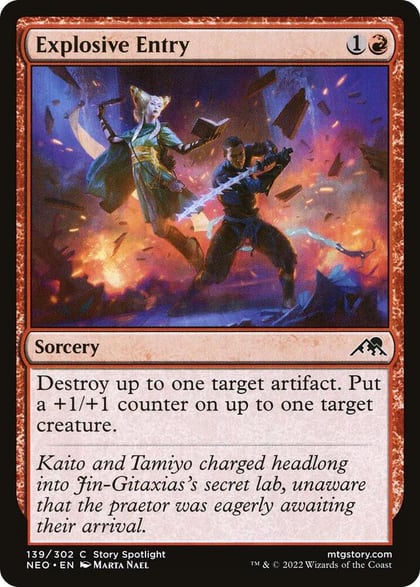 Explosive Entry, Kamigawa: Neon Dynasty 139