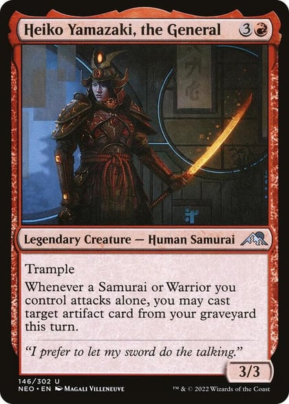 Heiko Yamazaki, the General, Kamigawa: Neon Dynasty 146