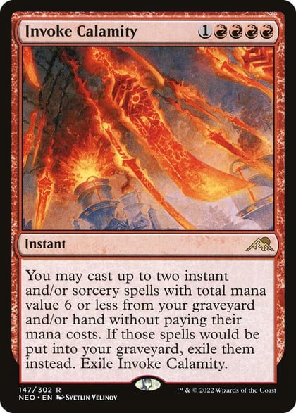 Invoke Calamity, Kamigawa: Neon Dynasty 147
