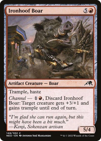 Ironhoof Boar, Kamigawa: Neon Dynasty 148