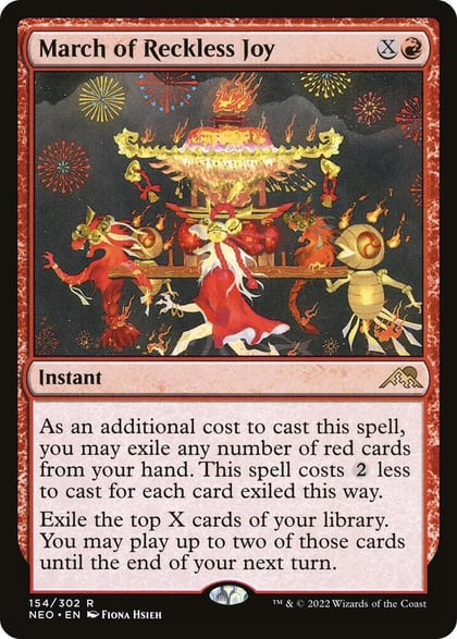 March of Reckless Joy, Kamigawa: Neon Dynasty 154