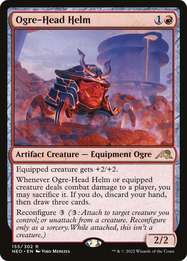 Ogre-Head Helm, Kamigawa: Neon Dynasty 155